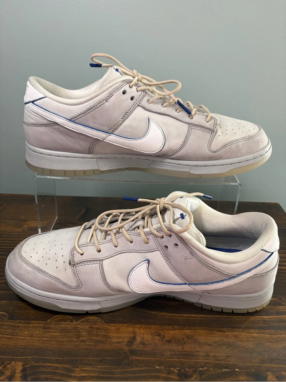 Nike Dunk Low Wolf Grey Pure Platinum Men’s Sneakers, Size 13